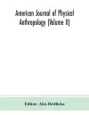 American journal of physical anthropology (Volume II) cover
