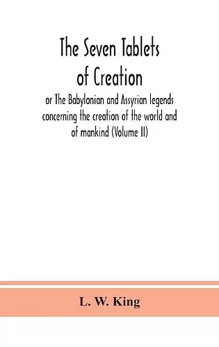 The seven tablets of creation cover