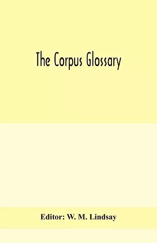 The Corpus glossary cover