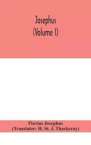 Josephus (Volume I) cover