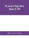 The Journal of Negro history (Volume V) 1920 cover