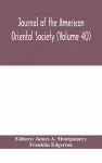 Journal of the American Oriental Society (Volume 40) cover