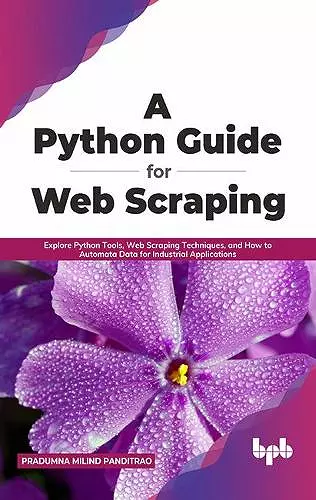 A Python Guide for Web Scraping cover