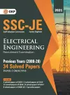 Ssc 2021 Junior Engineers Paper I Electrical Engineering 34 Previous Years Solved Papers (2008-20) cover