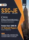 Ssc 2021 Junior Engineers Paper I Civil Engineering 37 Previous Years Solved Papers (2008-20) cover