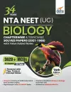 34 Years NTA NEET (UG) BIOLOGY Chapterwise & Topicwise Solved Papers with Value Added Notes (2021 - 1988) 16th Edition cover