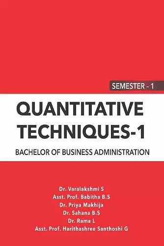 Quantitative Techniques - 1 cover