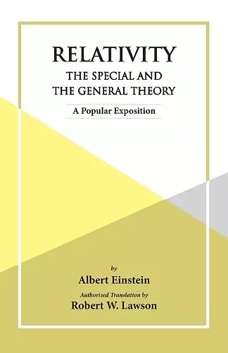 Relativity The Special And The General Theory cover