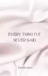 Every Thing I've Never Said cover