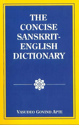 The Concise Sanskrit English Dictionary cover