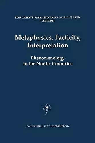 Metaphysics, Facticity, Interpretation cover