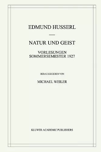 Natur und Geist cover