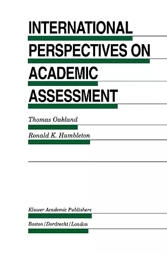 International Perspectives on Academic Assessment cover