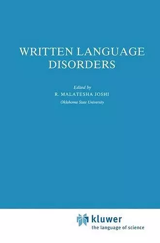 Written Language Disorders cover