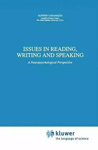 Issues in Reading, Writing and Speaking cover