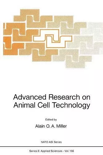 Advanced Research on Animal Cell Technology cover