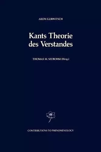 Kants Theorie des Verstandes cover