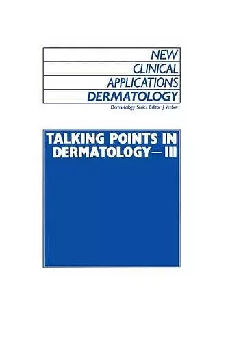 Talking Points in Dermatology - III cover