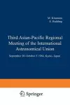 Third Asian-Pacific Regional Meeting of the International Astronomical Union cover