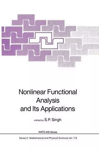 Nonlinear Functional Analysis and Its Applications cover