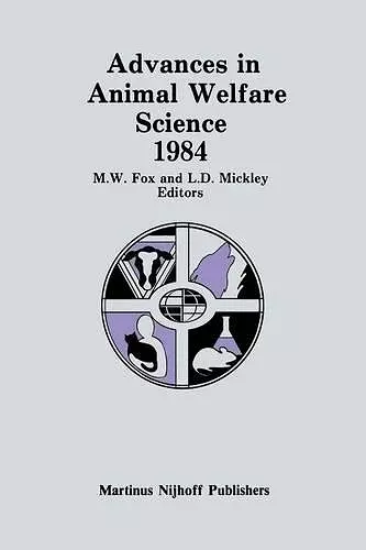 Advances in Animal Welfare Science 1984 cover