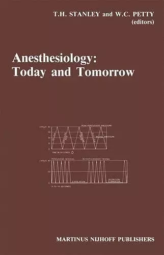 Anesthesiology: Today and Tomorrow cover