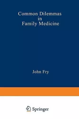 Common Dilemmas in Family Medicine cover