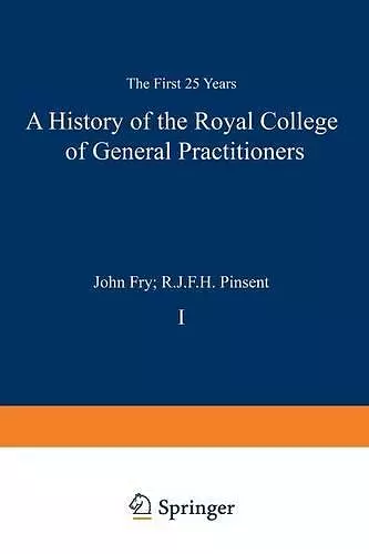 A History of the Royal College of General Practitioners cover