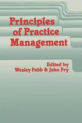 Principles of Practice Management cover