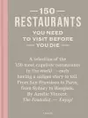 150 Restaurants You Need to Visit Before You Die cover