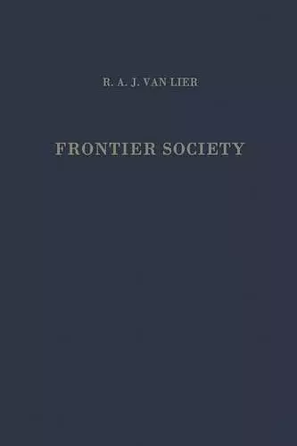 Frontier Society cover