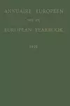 Annuaire Européen / European Yearbook cover