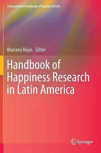 Handbook of Happiness Research in Latin America cover