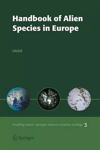 Handbook of Alien Species in Europe cover