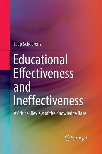 Educational Effectiveness and Ineffectiveness cover