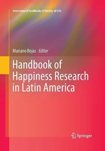 Handbook of Happiness Research in Latin America cover