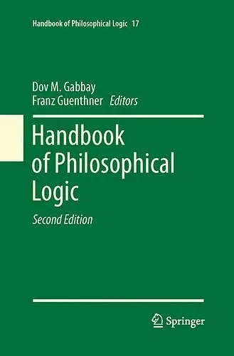Handbook of Philosophical Logic cover