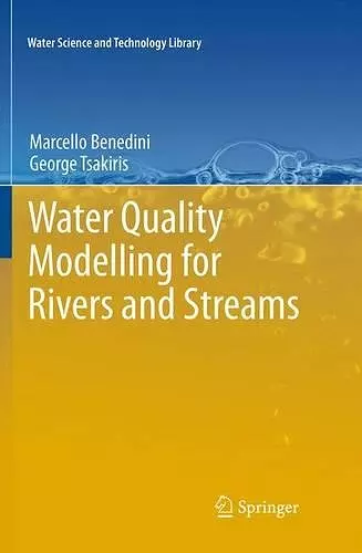 Water Quality Modelling for Rivers and Streams cover