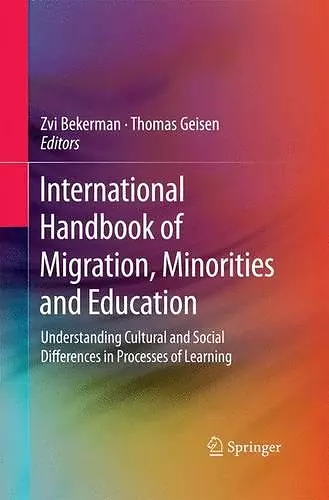 International Handbook of Migration, Minorities and Education cover