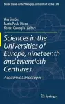 Sciences in the Universities of Europe, Nineteenth and Twentieth Centuries cover