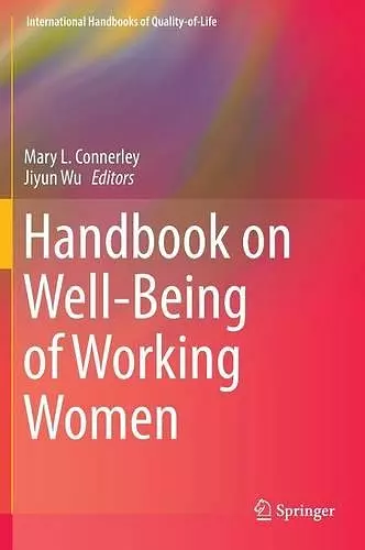 Handbook on Well-Being of Working Women cover