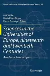 Sciences in the Universities of Europe, Nineteenth and Twentieth Centuries cover