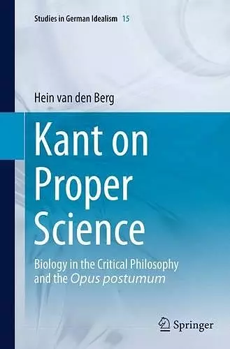 Kant on Proper Science cover