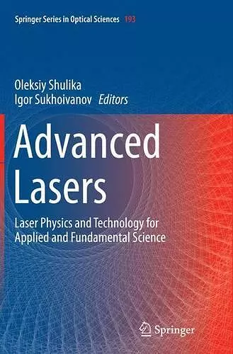 Advanced Lasers cover