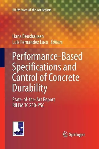 Performance-Based Specifications and Control of Concrete Durability cover