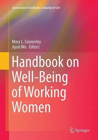 Handbook on Well-Being of Working Women cover