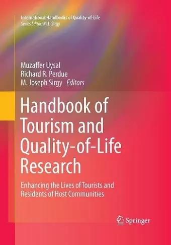 Handbook of Tourism and Quality-of-Life Research cover