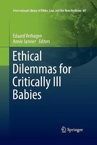 Ethical Dilemmas for Critically Ill Babies cover