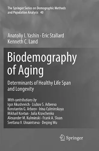 Biodemography of Aging cover