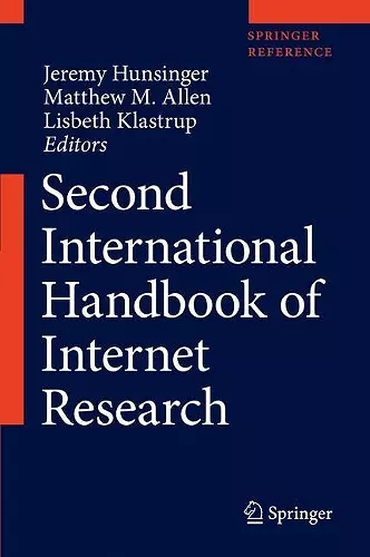 Second International Handbook of Internet Research cover